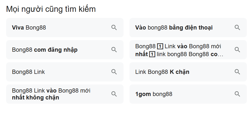 Google search tìm kiếm link bong88